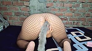 Latina Amateur Prefers Intense Anal Orgasms at Home