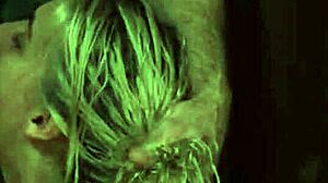 Bondage teen deepthroats and gets hardfucked in missionary 😈