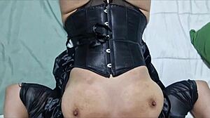 cuban housewife gives deep throat and rides to orgasm with creampie, so hot