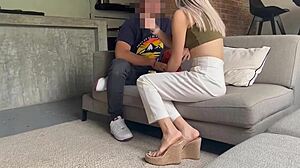 Sister-In-Law In The Lobby After Drinks.