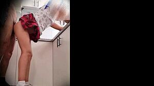 Inviting a Mexican escort home with hidden camera 😏