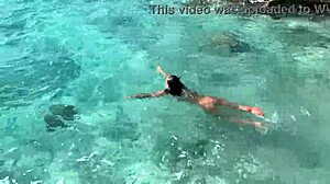 Did monika fox stop the bus to swim naked in the sea with pierced nipples?