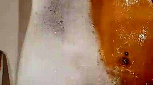 Watch this horny couple masturbate together. Wife's tits and cum in homemade video.