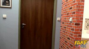 i-i ruined this teen in the fake hostel with her plump pussy