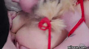 ¡Oh vaya, dulce cachonda se pone loca en manicomio anal por terapia incómoda!