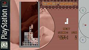 Tetrasex Game On PlayStation 1 In The Kitchen Setting