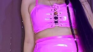 Exotic Spanish Brunette Girl Masturbates with Toys for You