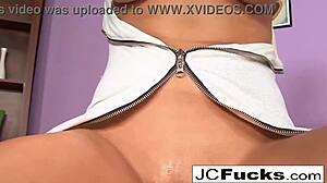 Gorgeous jayden indulges in wet solo masturbation