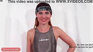 Jeny Smith Stays Home in Sneakers!