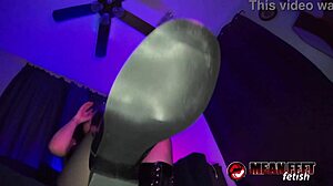 Busty Dominatrix Cassandra Cain Wants You To Suck Her Toes