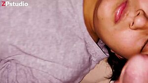 Stepsister Frid Gives Blowjob For Cum In Mouth