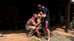 Bratty Asian Step-Daughter Double Penetrated