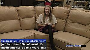 Dr. Tampa tests Ava Siren in latex 😈