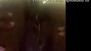 wet ebony pussy gets fucked by dildo solo
