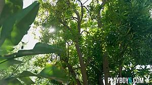 Big Boobs Redhead Milf Exposes Hairy Pussy