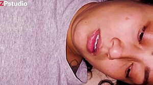 Stepsister Frid Gives Blowjob For Cum In Mouth