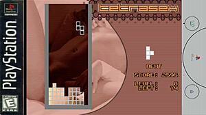 Tetrasex Game On PlayStation 1 In The Kitchen Setting