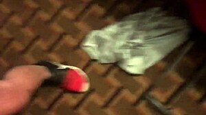 Hot blonde sucks pierced cock deepthroat sloppy blowjob