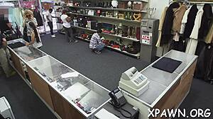 in this amateur hardcore scene, agent 007 performs an intense blowjob on a big cock