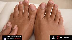 i got my ass and feet fucked rough - romy indy