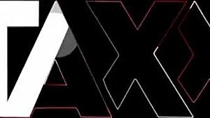 busty brunette seduces him in pink lingerie and stockings