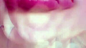 Nude Chick With Lipstick Teases Slave In BDSM