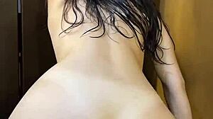 Teen Steps Out Of Shower For Rough Doggystyle With Huge Cock