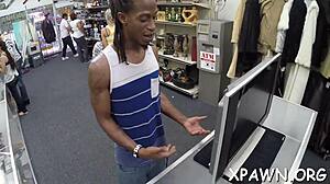 in this amateur hardcore scene, agent 007 performs an intense blowjob on a big cock