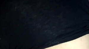 I had a sleepover with my friend in mini black shorts at the gym.