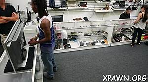 in this amateur hardcore scene, agent 007 performs an intense blowjob on a big cock