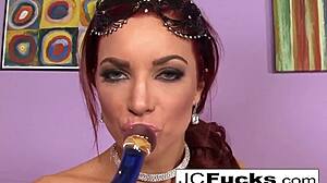 Gorgeous jayden indulges in wet solo masturbation