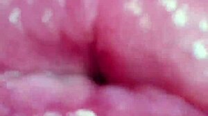 Nude Chick With Lipstick Teases Slave In BDSM