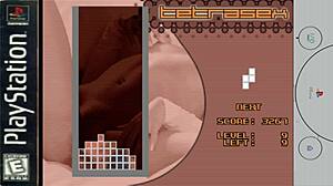 Tetrasex Game On PlayStation 1 In The Kitchen Setting