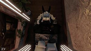 my bunny hg needed help turns out she just wanted me to fuck her brains out with my demon dick