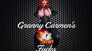 granny licks dick & gets creampie