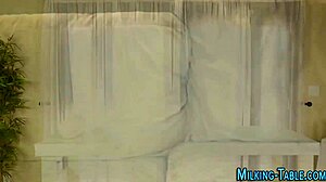 lingerie masseuse sucks at the gloryhole 😏