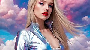 Intense milf cosplay blowjob in horror movie parody