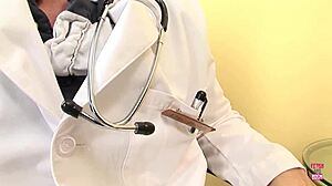 Doctor fucks patient doggystyle in hospital for tattoo removal