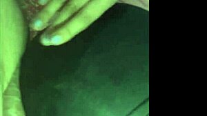 I had a sleepover with my friend in mini black shorts at the gym.