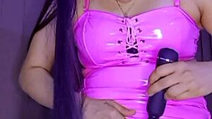 Exotic Spanish Brunette Girl Masturbates with Toys for You