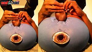 big black dick but used to get fucked in jail now a huge hollow buttplug keeps his asshole wide for you ass monkey 😏