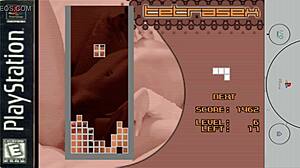 Tetrasex Game On PlayStation 1 In The Kitchen Setting