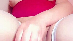 Mexican stepmom masturbates for stepson