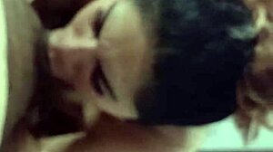 Tattooed Woman Gives Deepthroat Blowjob With Intense Sucking And Swallowing