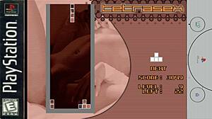 Tetrasex Game On PlayStation 1 In The Kitchen Setting