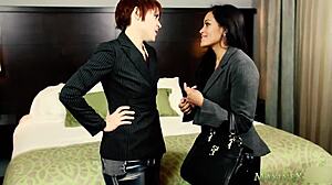 lezdom alert redhead lily cade screws maxine xs