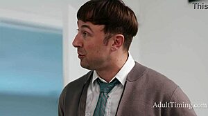 Cubbi Thompson Catches Hero's Huge Bulge in Pants During Doggystyle Licking