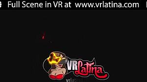 Intense hotel fuck with big Latina tits