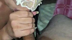 sailor girl alisa sucks husband's big black cock until facial cumshot