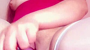 Mexican stepmom masturbates for stepson